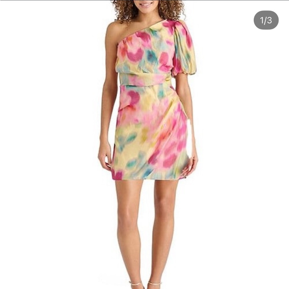 Steve Madden Angel one-shoulder mini dress